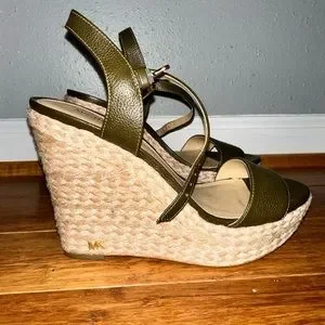 MICHAEL Michael Kors Shoes Michael Kors Olive Wedges Poshmark